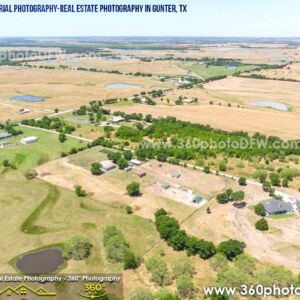 Real Estate Photography, Aerial Photography in Gunter, TX - 360 Photo DFW - 214.649.3844