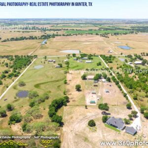 Real Estate Photography, Aerial Photography in Gunter, TX - 360 Photo DFW - 214.649.3844