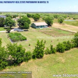 Real Estate Photography, Aerial Photography in Gunter, TX - 360 Photo DFW - 214.649.3844