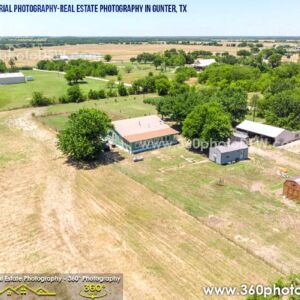 Real Estate Photography, Aerial Photography in Gunter, TX - 360 Photo DFW - 214.649.3844