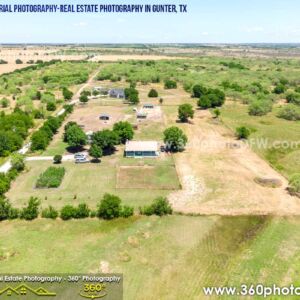 Real Estate Photography, Aerial Photography in Gunter, TX - 360 Photo DFW - 214.649.3844