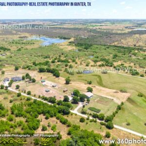 Real Estate Photography, Aerial Photography in Gunter, TX - 360 Photo DFW - 214.649.3844