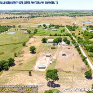 Real Estate Photography, Aerial Photography in Gunter, TX - 360 Photo DFW - 214.649.3844