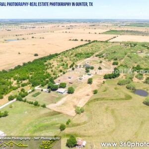 Real Estate Photography, Aerial Photography in Gunter, TX - 360 Photo DFW - 214.649.3844