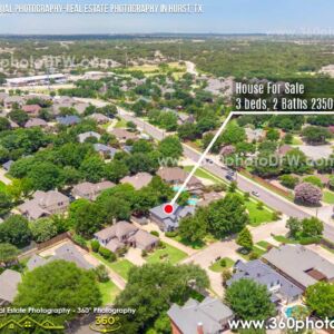Aerial Photography, Real Estate Photography in Hurst, TX - 360 Photo DFW - 214.649.3844