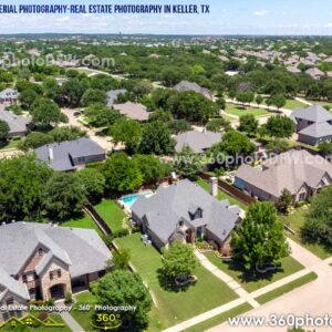 Aerial Photography, Real Estate Photography in Keller, TX - 360 Photo DFW - 214.649.3844