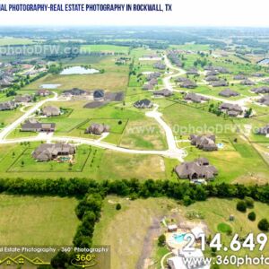 Aerial Photography, Real Estate Photography in Rockwall, TX - 360 Photo DFW - 214.649.3844