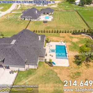 Aerial Photography, Real Estate Photography in Lucas, TX - 360 Photo DFW - 214.649.3844