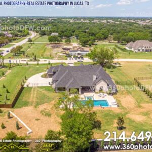 Aerial Photography, Real Estate Photography in Lucas, TX - 360 Photo DFW - 214.649.3844