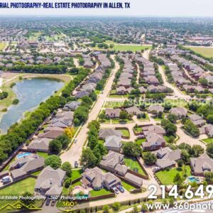 Aerial Photography, Real Estate Photography in Allen, TX - 360 Photo DFW - 214.649.3844