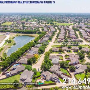 Aerial Photography, Real Estate Photography in Allen, TX - 360 Photo DFW - 214.649.3844