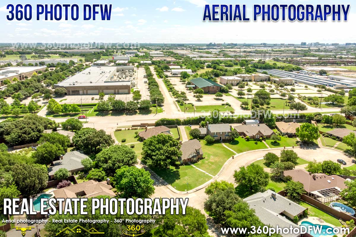 Real Estate Photography, Aerial Photography in Carrollton, TX - 360 Photo DFW - 214.649.3844