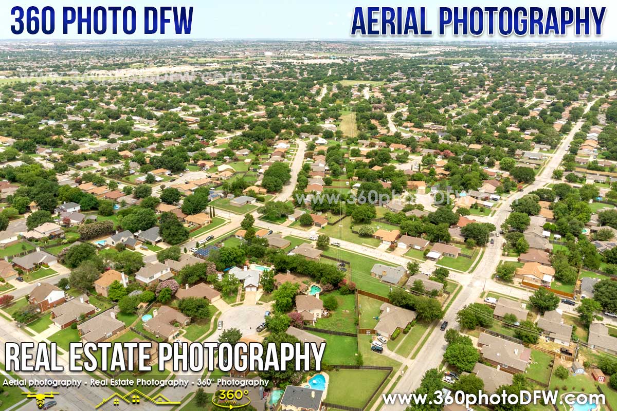 Aerial Photography, Real Estate Photography in Watauga, TX - 360 Photo DFW - 214.649.3844