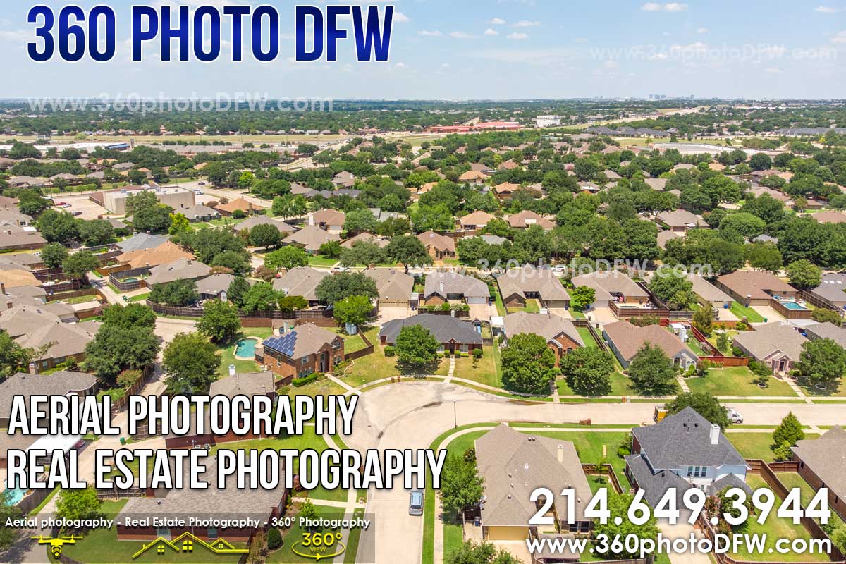 Aerial Photography, Real Estate Photography in Carrollton, TX - 360 Photo DFW - 214.649.3844