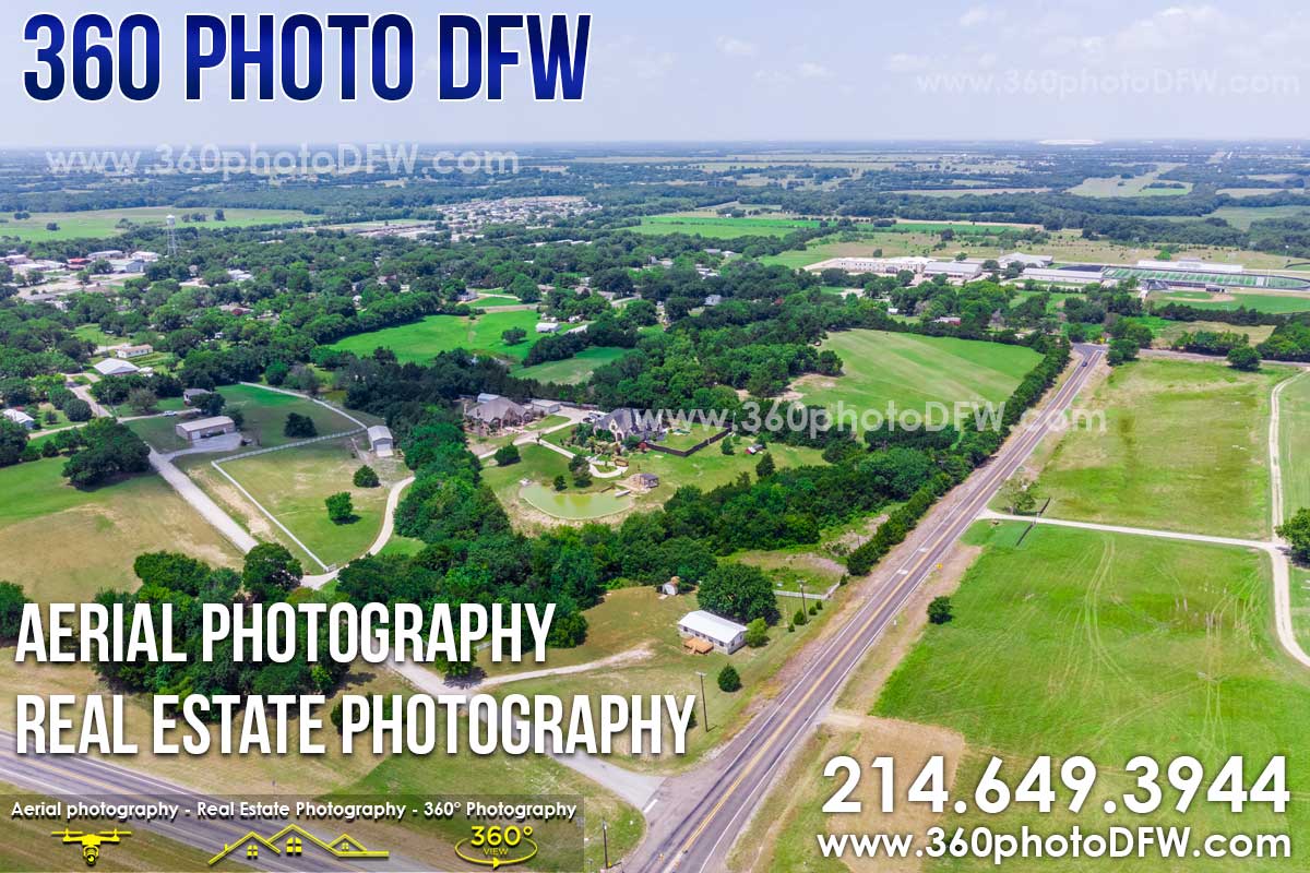 Aerial Photography, Real Estate Photography in Blue Ridge, TX - 360 Photo DFW - 214.649.3844