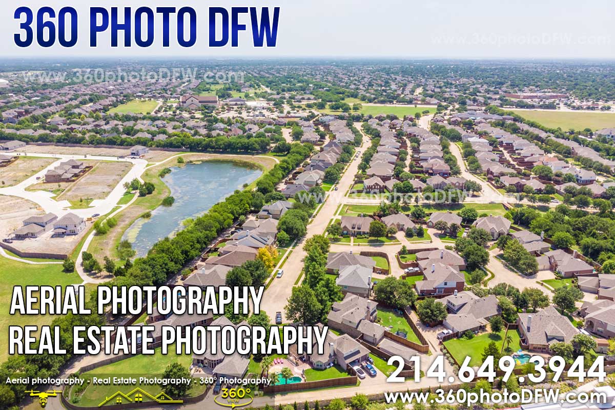Aerial Photography, Real Estate Photography in Allen, TX - 360 Photo DFW - 214.649.3844