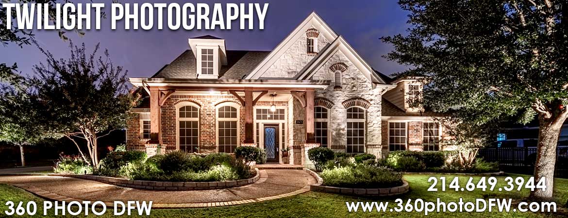 Twilight Photography, Real Estate Photography in Dallas-Fort Worth - 360 Photo DFW -214.649.3844