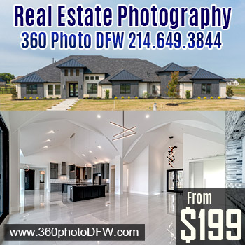 Real Estate Photography in Dallas-Fort Worth - 360 Photo DFW - 214-649-3844