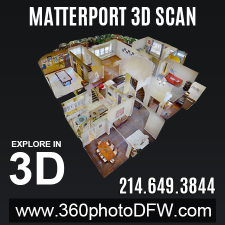 3D Matterport Service, 360 Virtual Tour in Dallas-Fort Worth